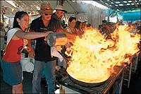 Harvest festivals start in summer and run into the fall.