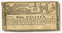 Sixteen dollar note.