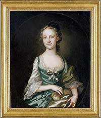 a girl believed to be Elizabeth Dandridge