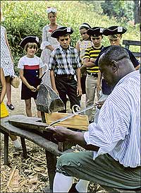 Making shingles in 1969