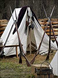 Soldier's tent