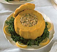 Stuffed pumpkin