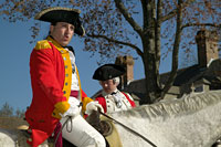 Mark Schneider portrays Benedict Arnold during Revolutionary City.