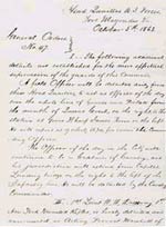 From Union headquarters at Fort Magruder, Yankee officers directed the affairs of Williamsburg in dispatches and orders designed to keep order and enforce martial law. A drunken Federal soldier killed the lieutenant appointed provost in this order, continued below, about a week later at the Palmer House